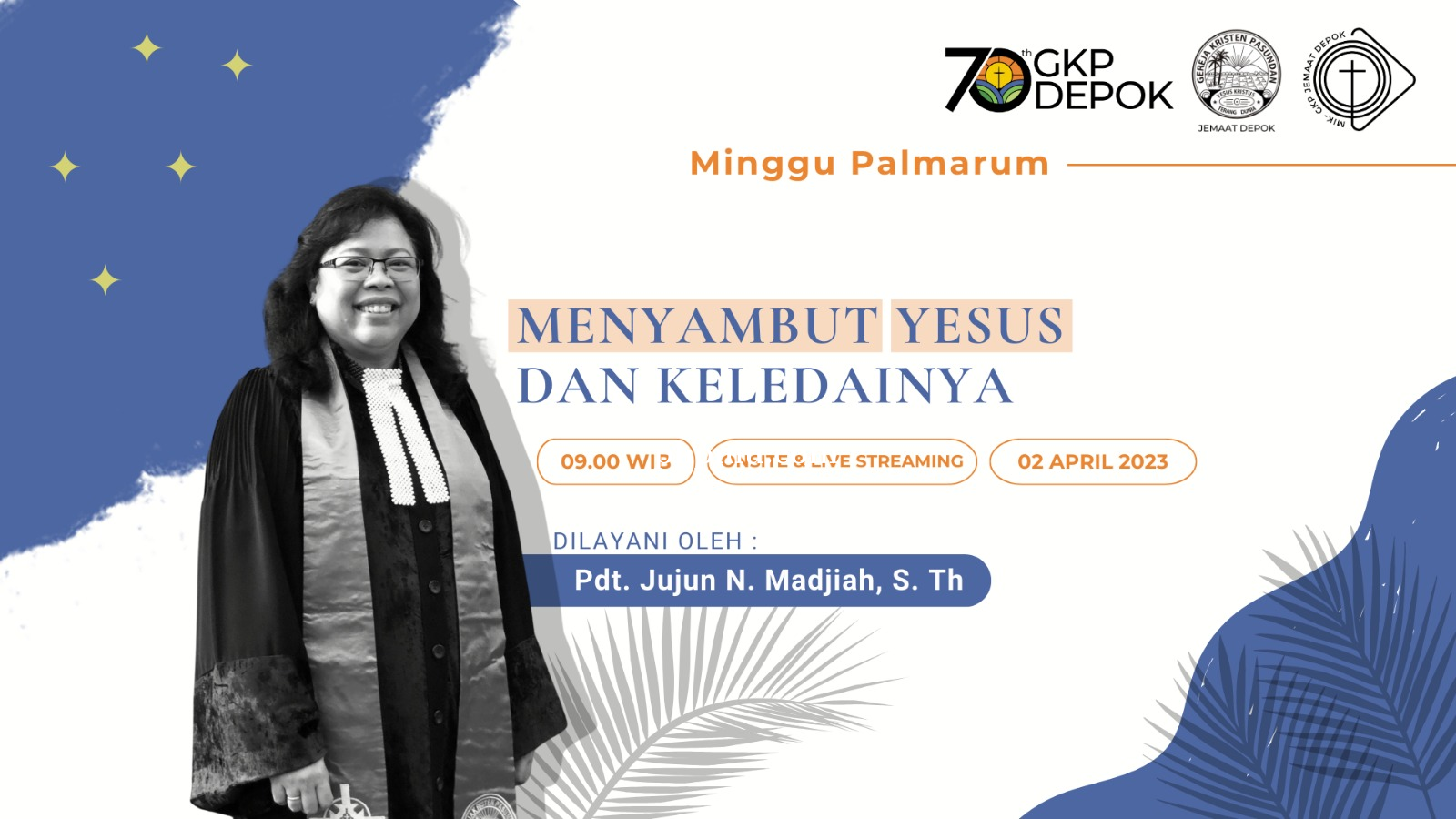 Kebaktian Minggu 2 April 2023
