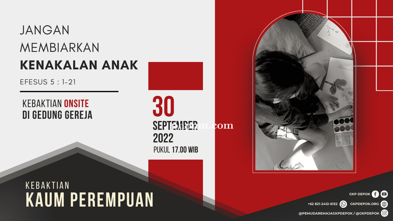 Kebaktian Kaum Perempuan 30 September 2022