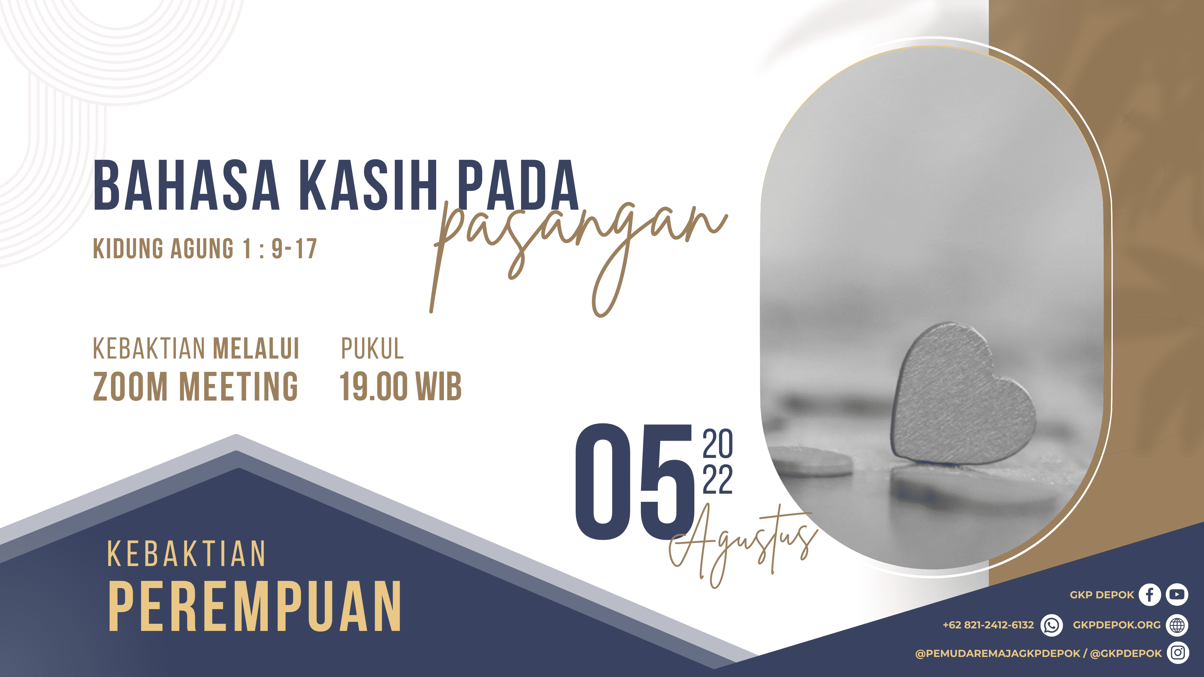 Kebaktian Kaum Perempuan 5 Agustus 2022