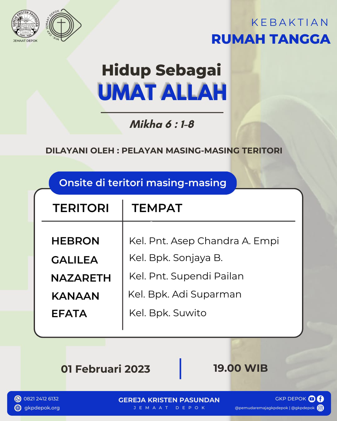Kebaktian Rumah Tangga 1 Februari 2023