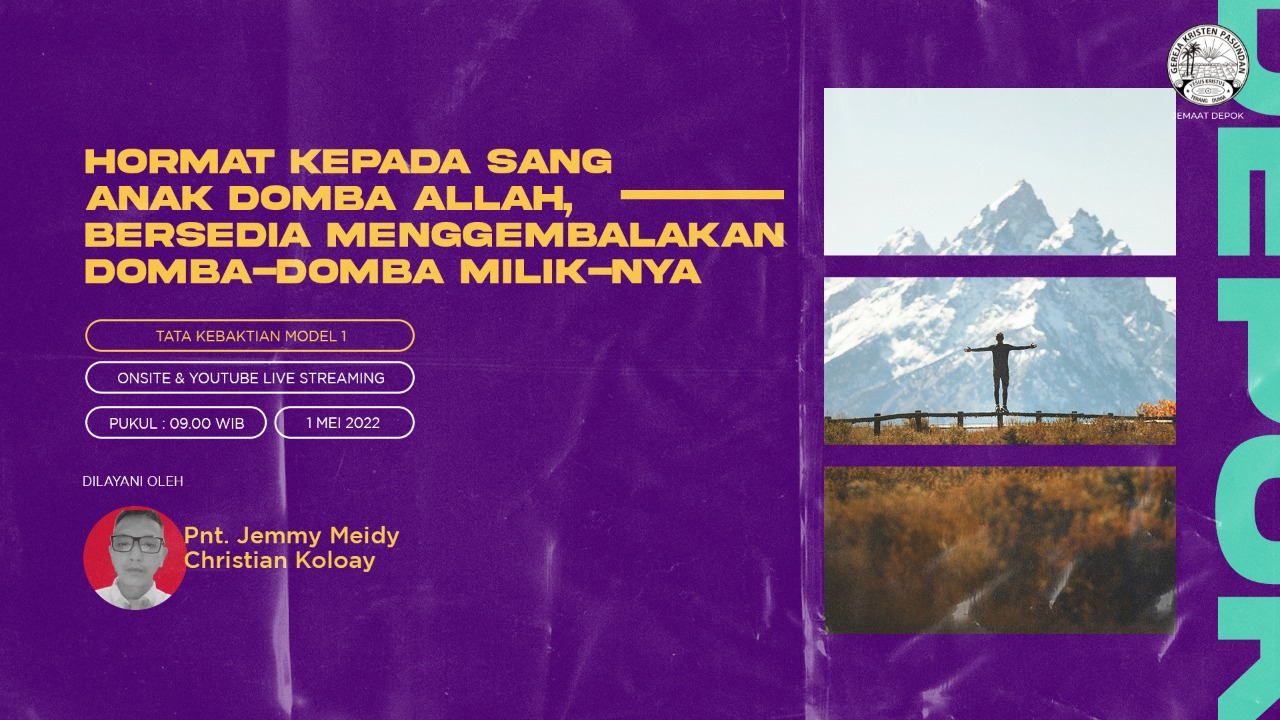 Kebaktian Minggu 1 Mei 2022