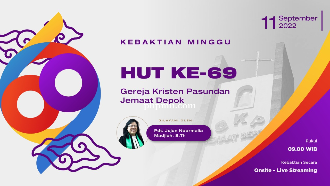 Kebaktian Minggu 11 September 2022